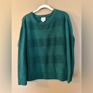 Green sweater women size S